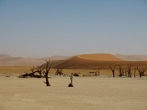 Vorboten eines Sandsturms - Namibia 2007